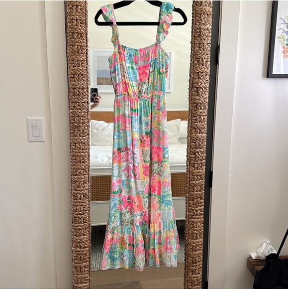 Lily Pulitzer Crista Midi State Of Mind Dress - Picture 5 of 12